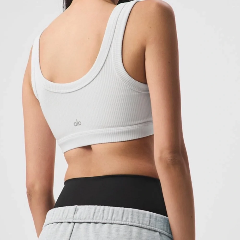 Alo Wellness Bra White - Picture 2 of 5